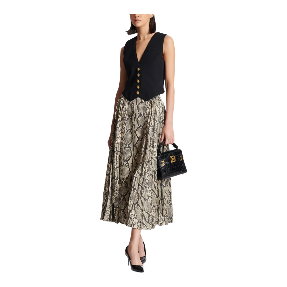 Balmain Mouwloos vest Black Dames