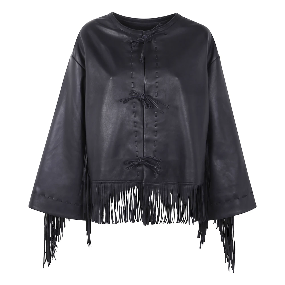 Jackets > Leather Jackets - - By Malene Birger - Modalova