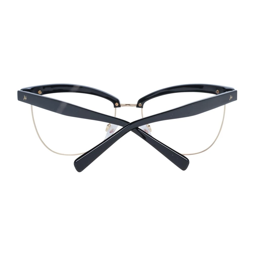 Ana Hickmann Zwarte Metalen Vierkante Optische Frames voor Vrouwen Black Dames