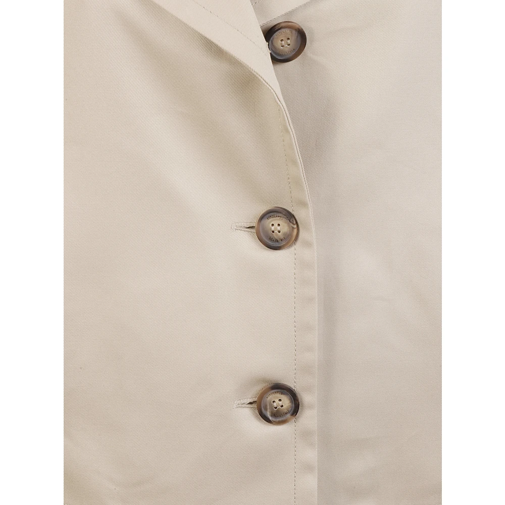 Max Mara Stijlvolle Veggia Jassen voor Vrouwen Beige Dames