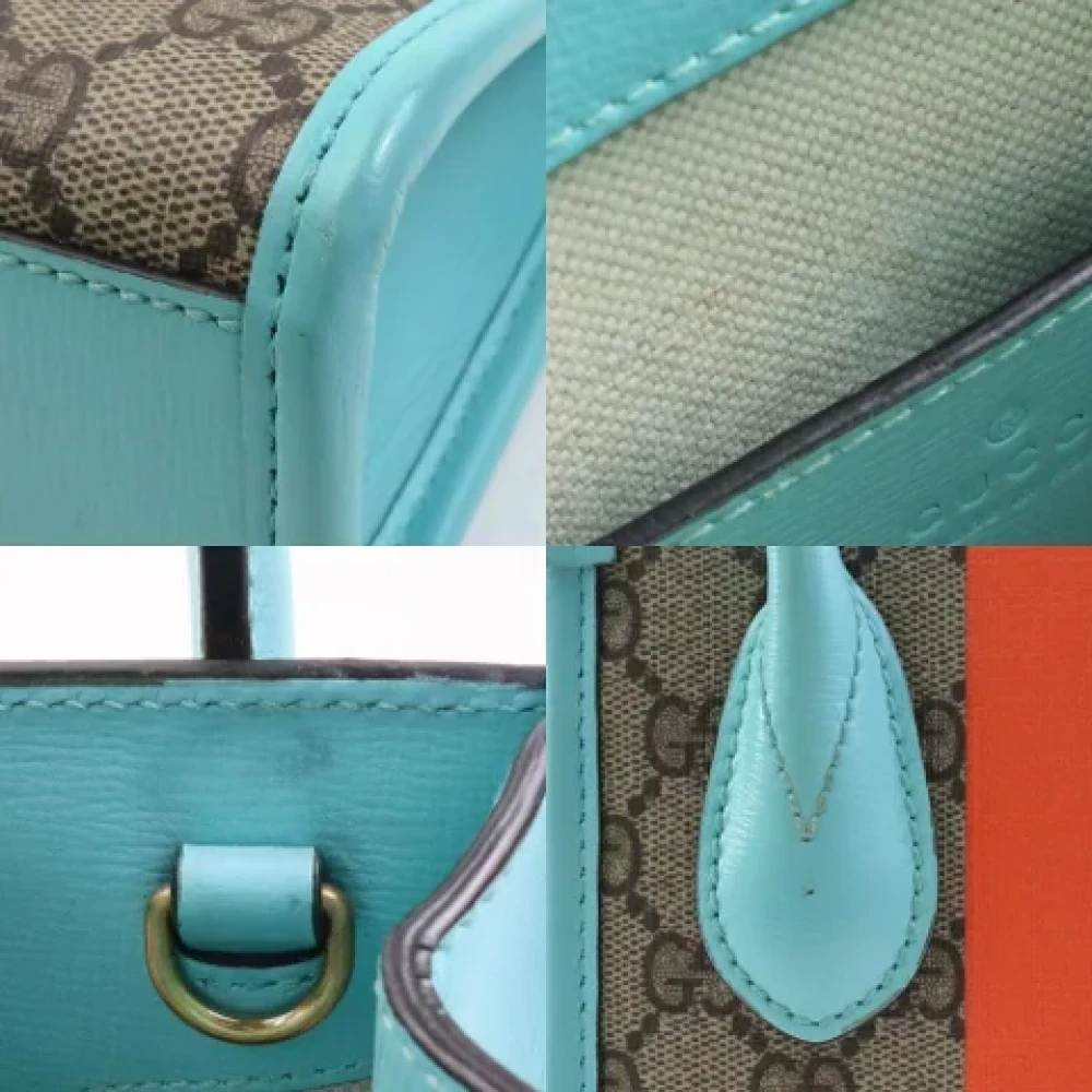 Gucci Vintage Pre-owned Fabric handbags Blue Dames