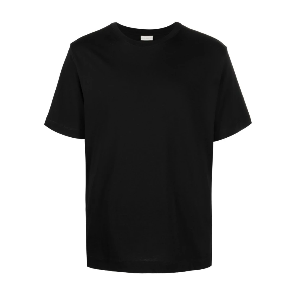 Dries Van Noten Moderne Zwarte T-Shirt Upgrade Black Heren