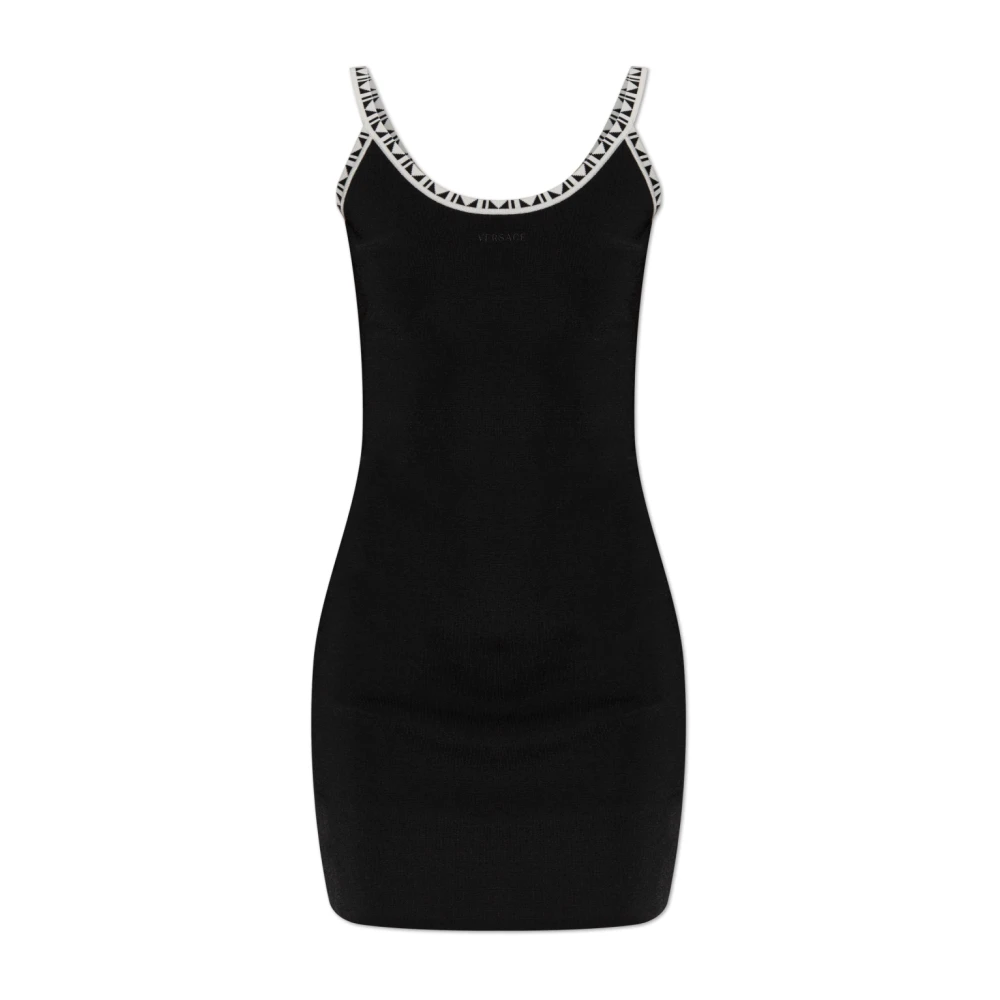 Versace Donna Nero - Abito Con Spalline - Dresses - Xs
