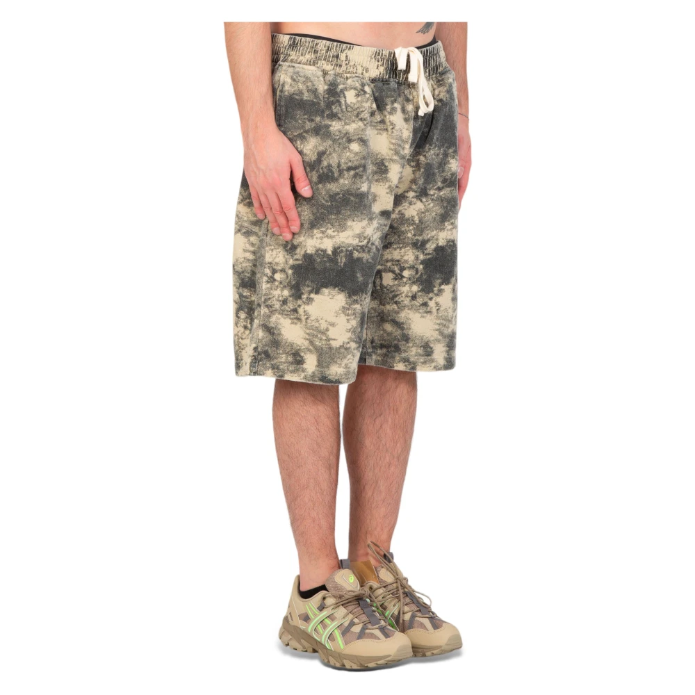 Pleasures Zwarte Cyclone Shorts Green Heren