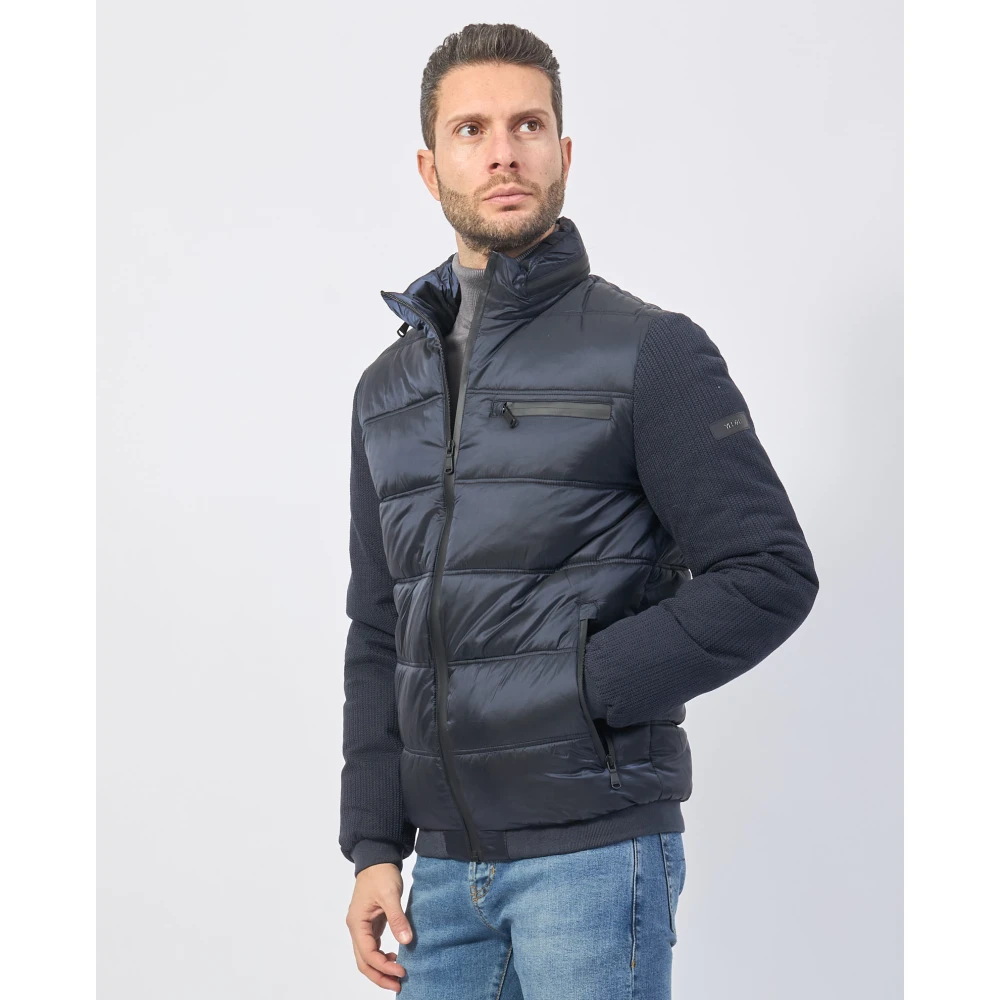 YES ZEE Blauwe Winterjas Blue Heren
