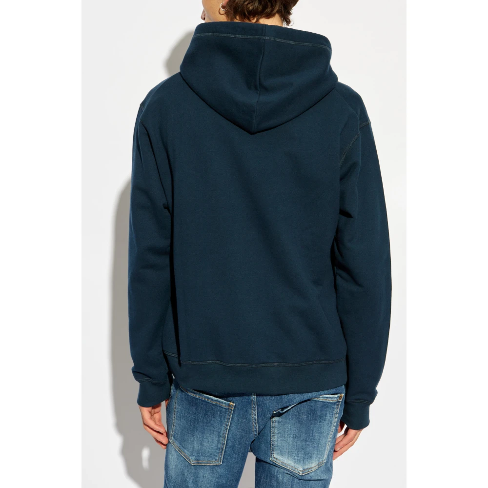 Dsquared2 Sweatshirt met logo Blue Heren