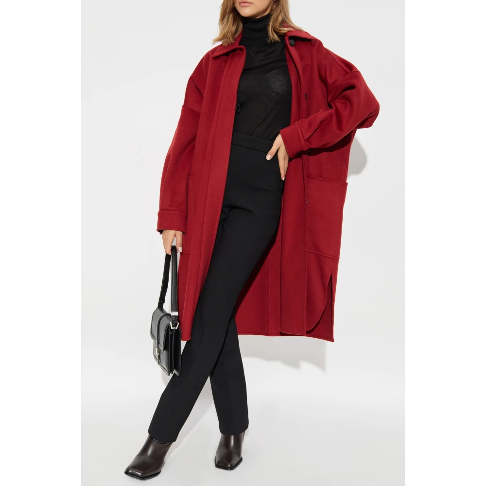 Max Mara Jas Baruffa Red Dames