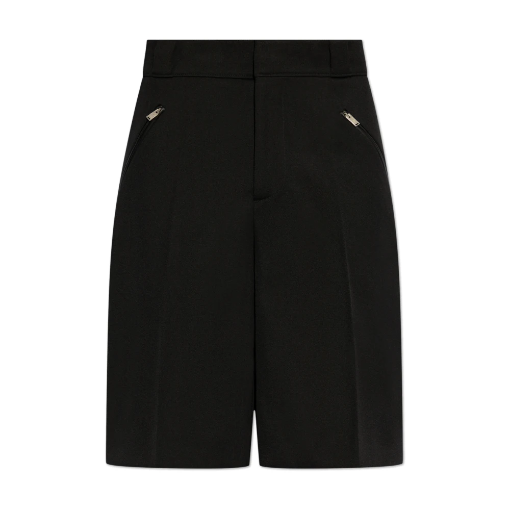 Alexander mcqueen Wollen shorts Black Heren