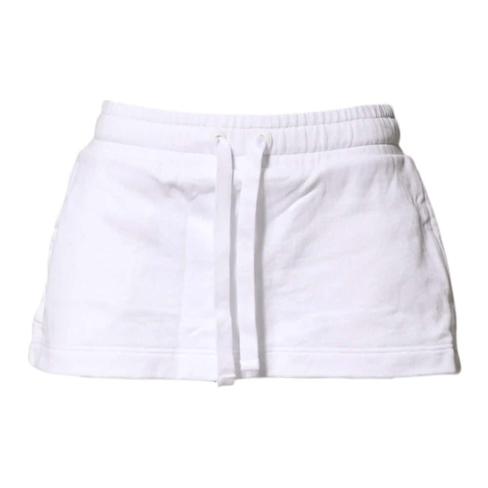 Dolce & Gabbana Women's White Short Skirts, Xs, Mid Waist A-Line Mini Skirt
