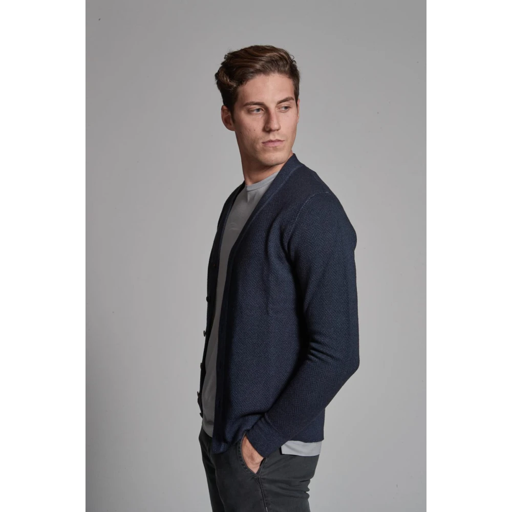 Altea Heren Cardigan Blue Heren