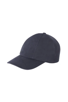 Baseballkeps i tyg med broderi