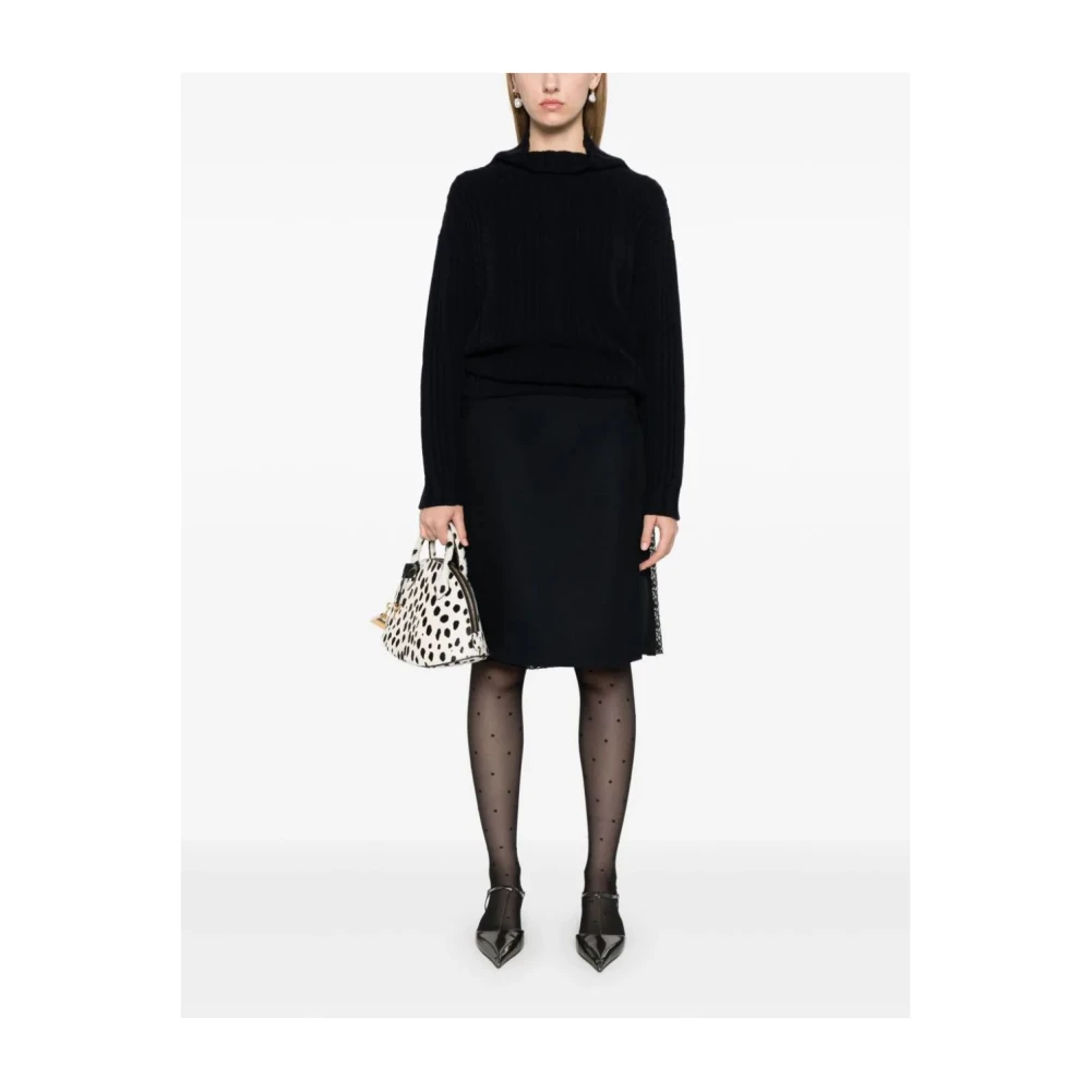N21 Stoffen Rok Black Dames