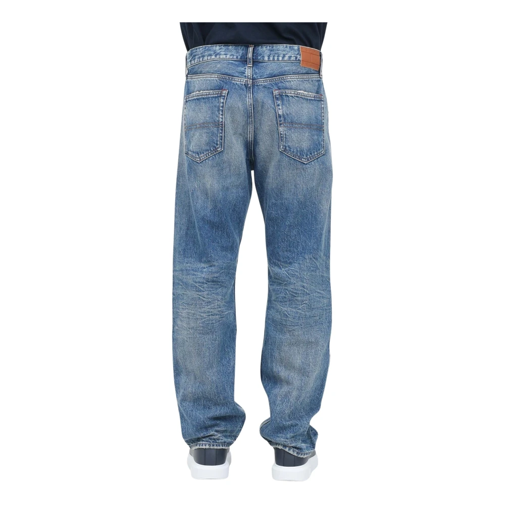 Tommy Jeans Casual Denim Jeans met Vervaagde Details Blue Heren