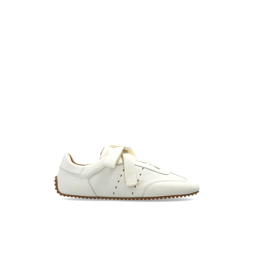Odissi Leren Sneakers Dames Schoenen Beige