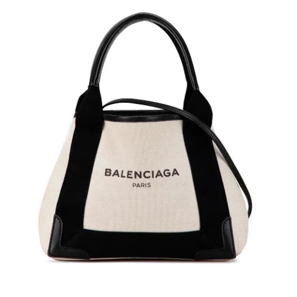 Balenciaga Vintage Pre-owned Canvas balenciaga-bags White Dames