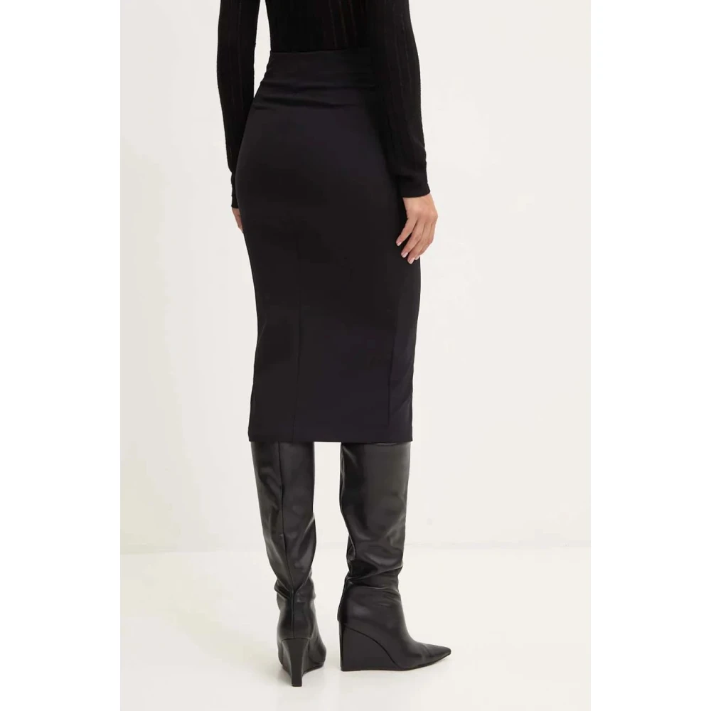 PATRIZIA PEPE Rok met volledige rits Art. 2G0993A025 Black Dames