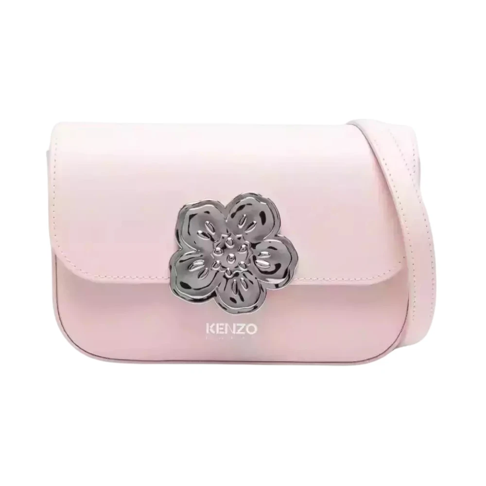 Kenzo Women's Pink Cross Body Bags, One Size, Boke Leather Handbag