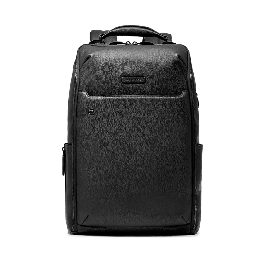 Piquadro Uomo Nero Zaino Da Viaggio Personalizzabile Porta Pc 14