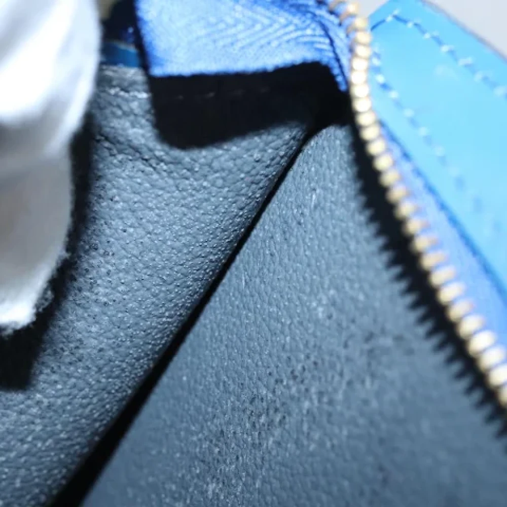 Louis Vuitton Vintage Pre-owned Leather pouches Blue Dames