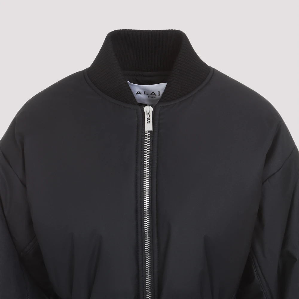 Alaïa Zwarte jas voor vrouwen Black Dames