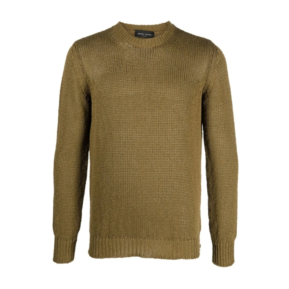 Roberto Collina Knitwear Green Heren