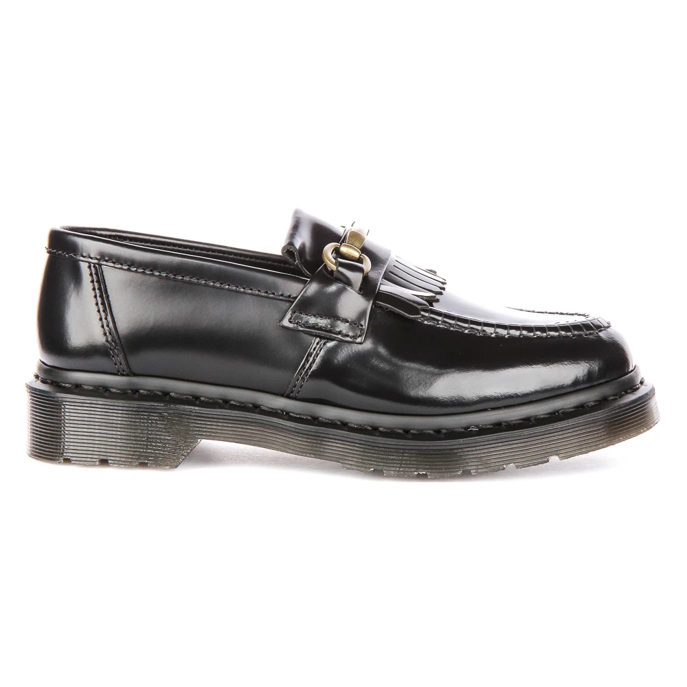Dr. Martens Black Loafers, Unisex, 6 Uk, Adrian Snaffle