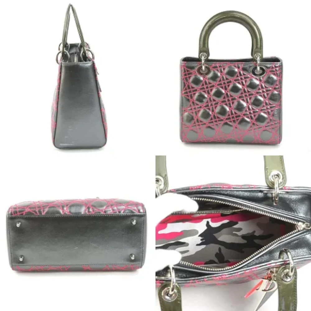 Dior Vintage Pre-owned Fabric dior-bags Pink Dames