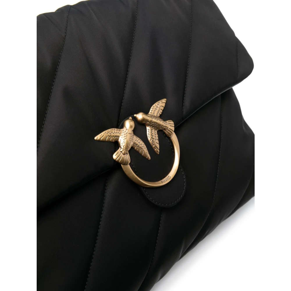 pinko Stijlvolle Zwarte Tassen Black Dames