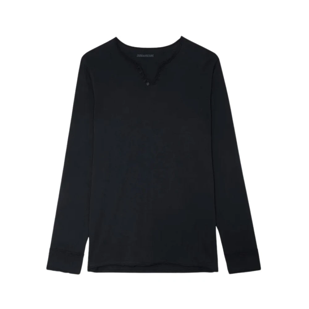 Zadig & Voltaire Stijlvol T-shirt voor mannen Black Heren