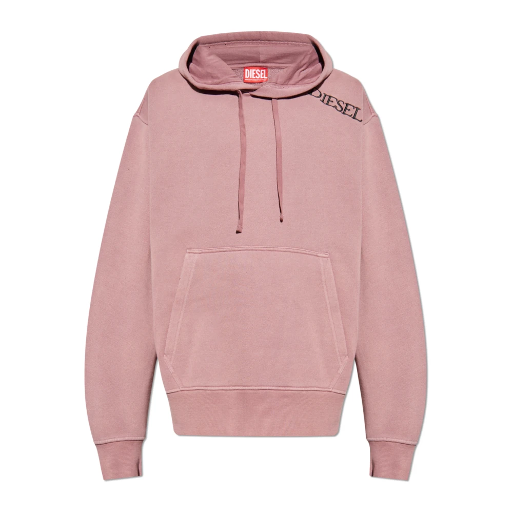 Diesel Herr Rosa Sweatshirts & Hoodies Xs, Bomull, Sweatshirts & Hoodies