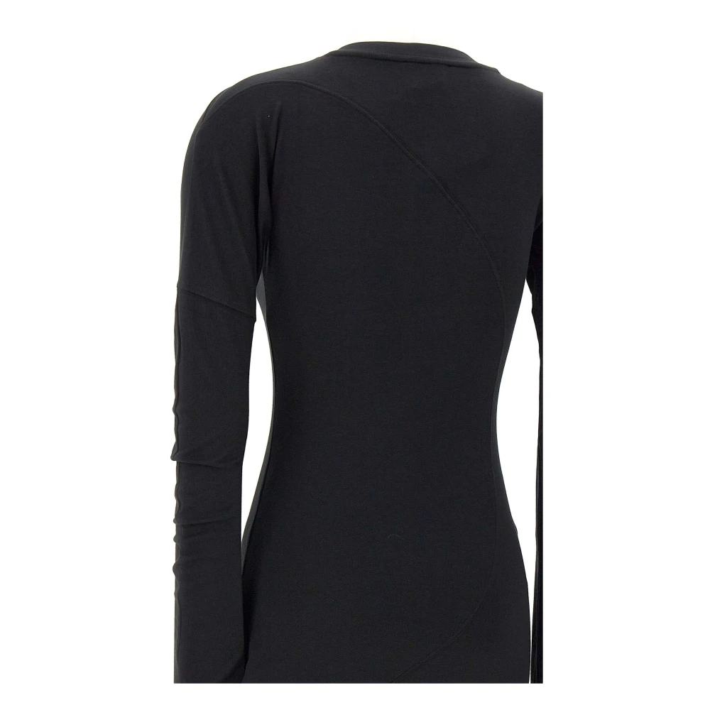 LOW Classic Zwart Katoen Modal Mix Trui Black Dames