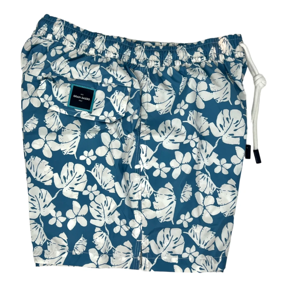 Gran Sasso Blume Denim Zwemshorts Multicolor Heren