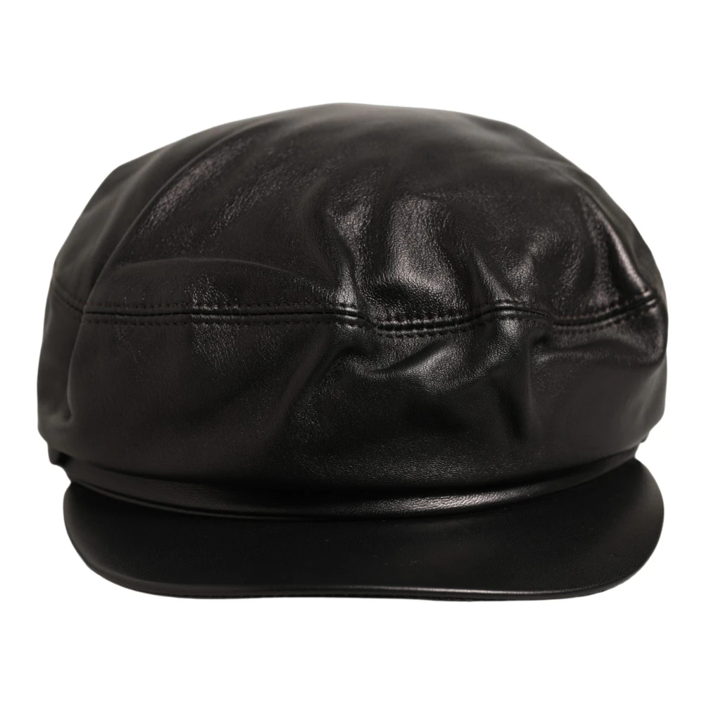 Dolce & Gabbana , Hats & Caps, Female, Black, One Size, Newsboy Hat