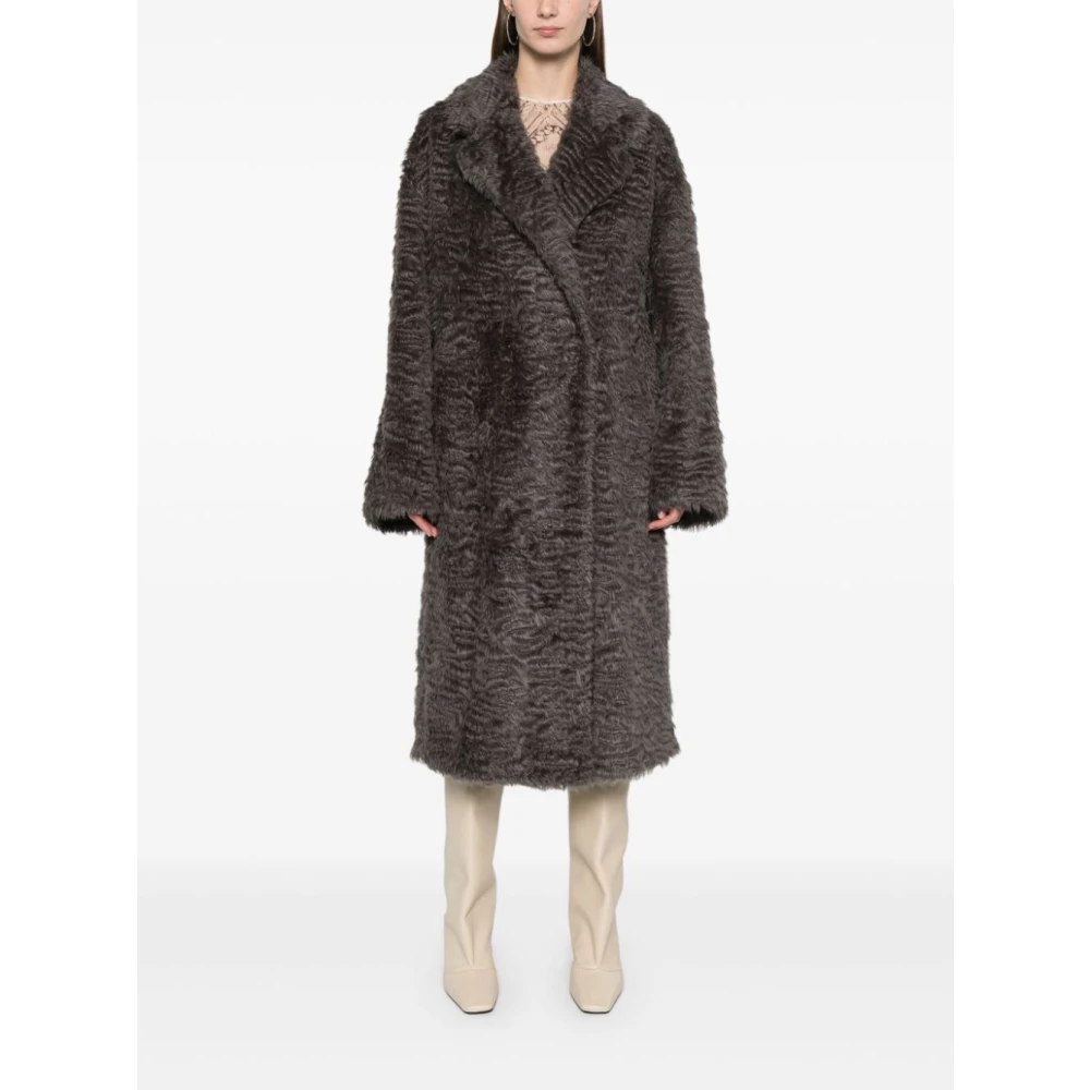 Stand Studio Stijlvolle Nicole Coat voor vrouwen Gray Dames