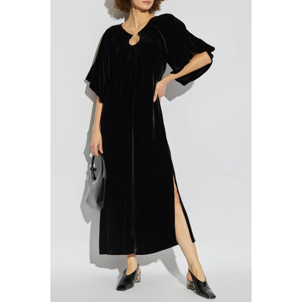 By Malene Birger Fluwelen jurk Rosae By Herenne Birger Black Dames