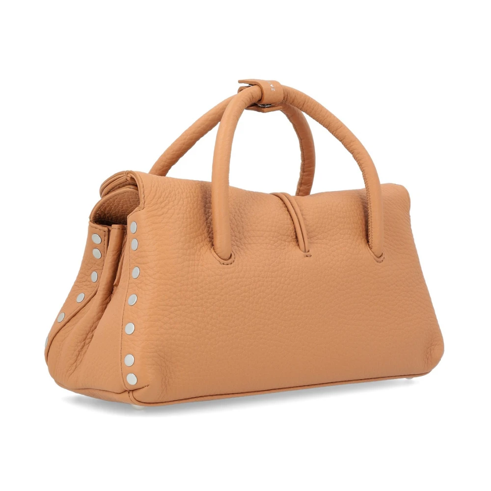 Zanellato Bruin Amaretto Centauro Leren Tas Brown Dames