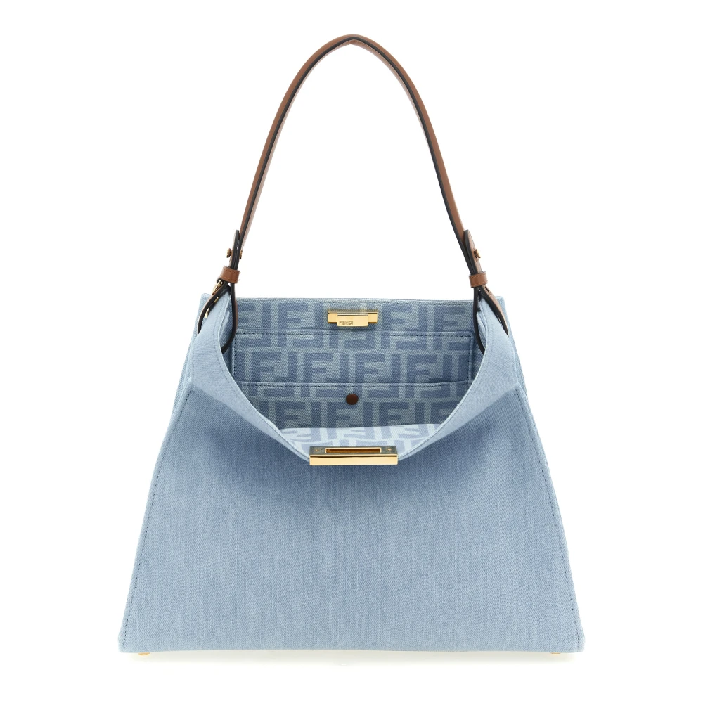 Fendi Handbags - Female - Shoulder Bags - Blue - One Size - Bags