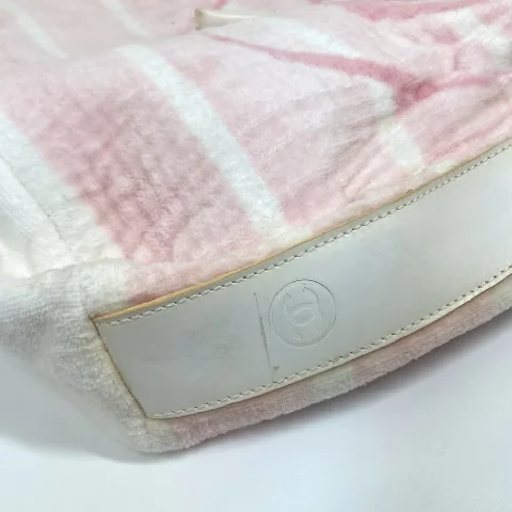 Chanel Vintage Pre-owned Cotton chanel-bags Pink Dames