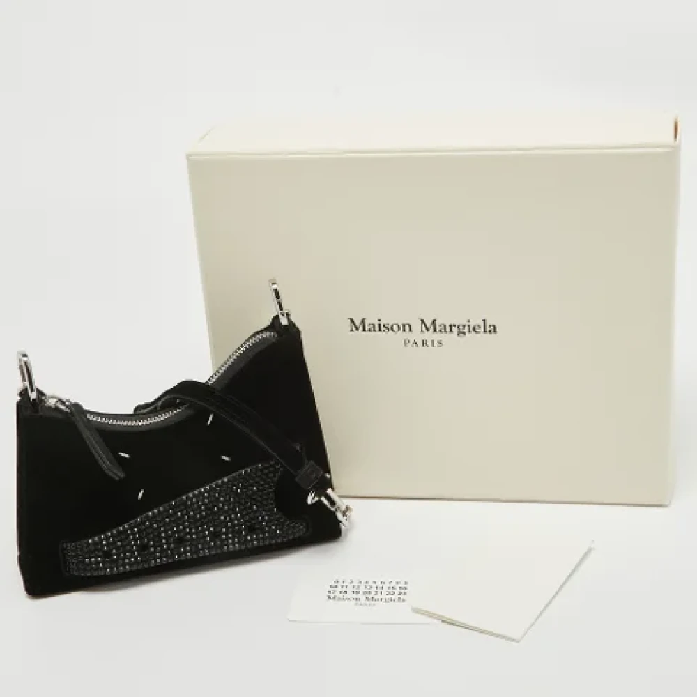 Maison Margiela Pre-owned Velvet shoulder-bags Black Dames