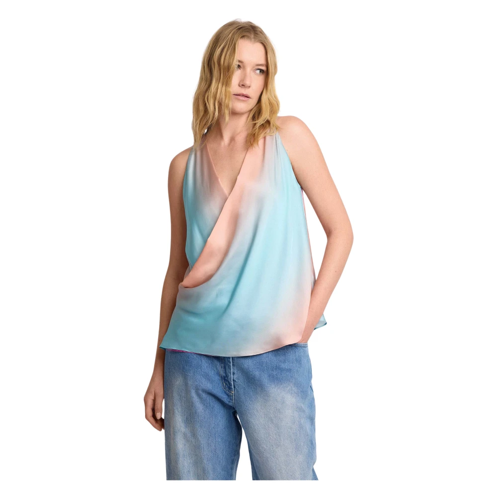 Kocca Women's Multicolor Sleeveless Tops, Xs, Short Vest Top