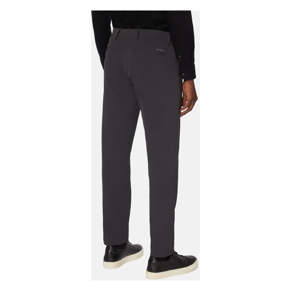 Boggi Milano Performance B Tech Stretch Nylon Broek Black Heren