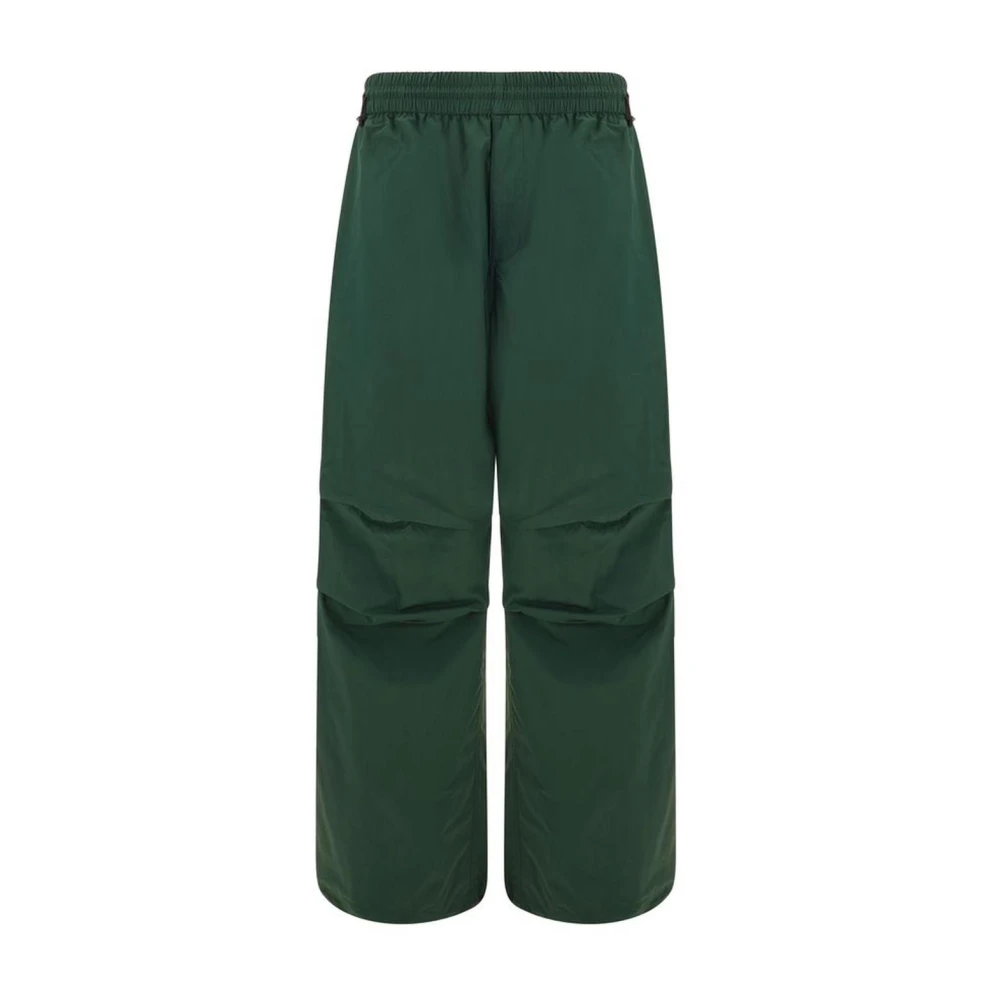 Burberry Broek met trekkoord en ritszakken Green Heren