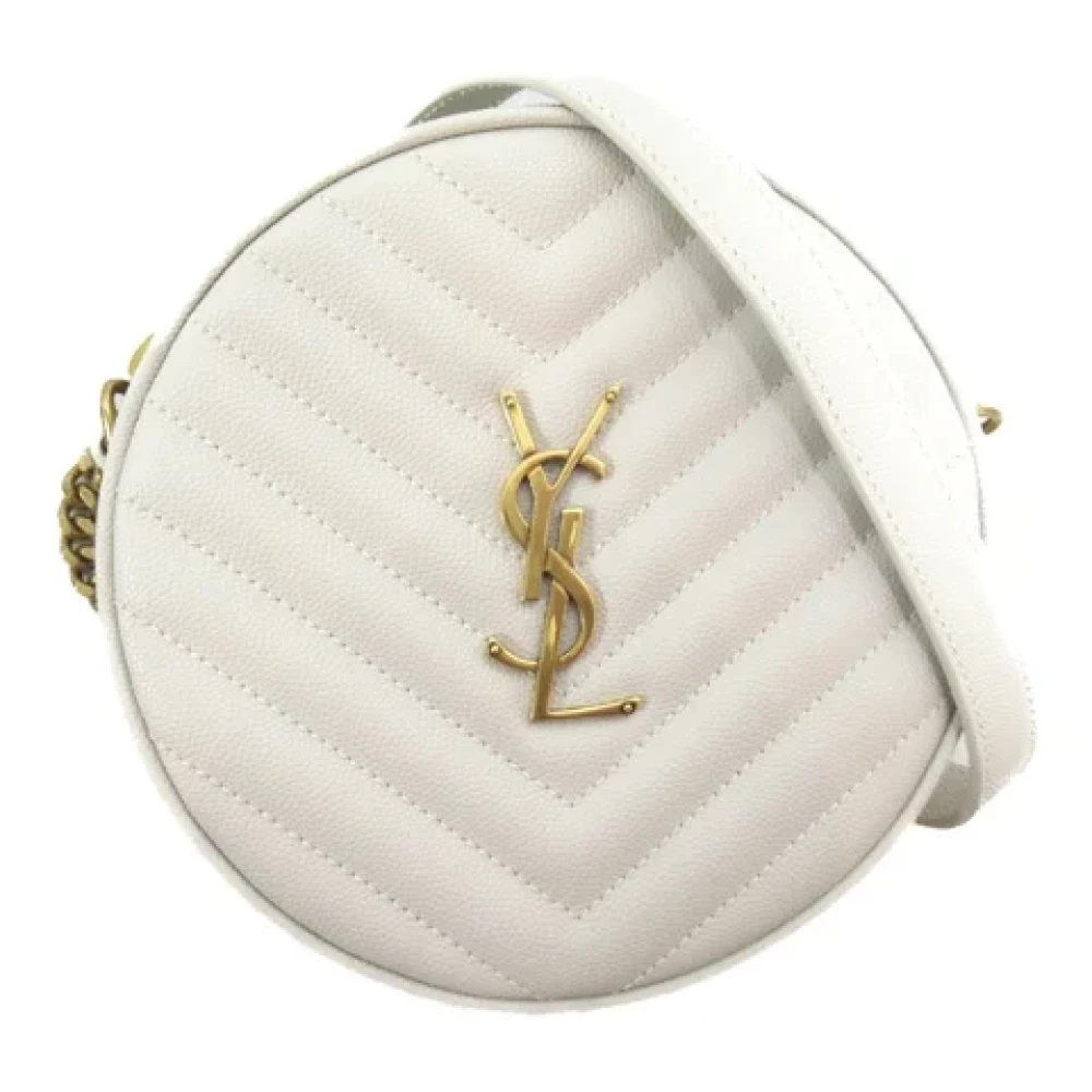 Yves Saint Laurent Vintage Pre-owned Leather crossbody-bags White Dames