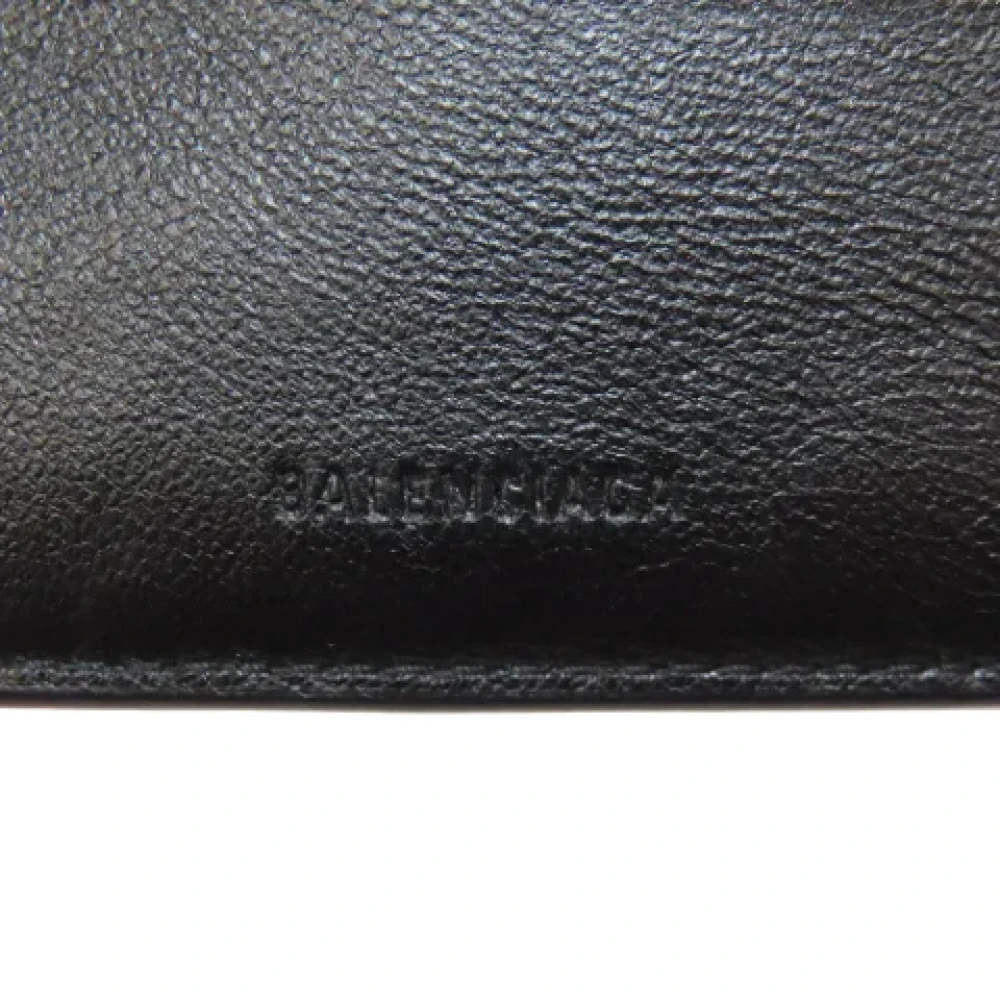 Balenciaga Vintage Pre-owned Leather wallets Black Dames