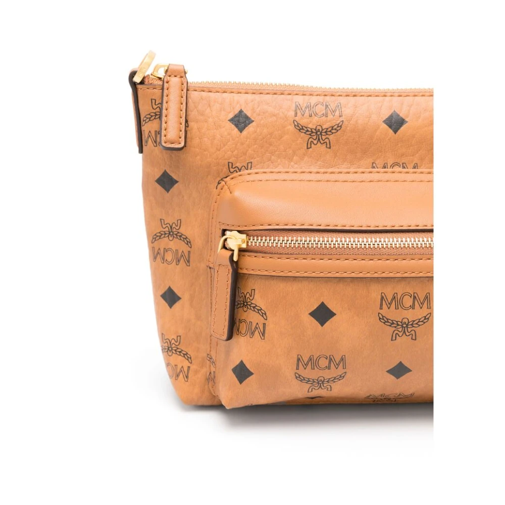 MCM Cognac Brown Bum Bag Brown Heren