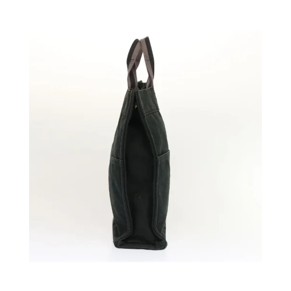 Hermès Vintage Pre-owned Cotton handbags Black Dames