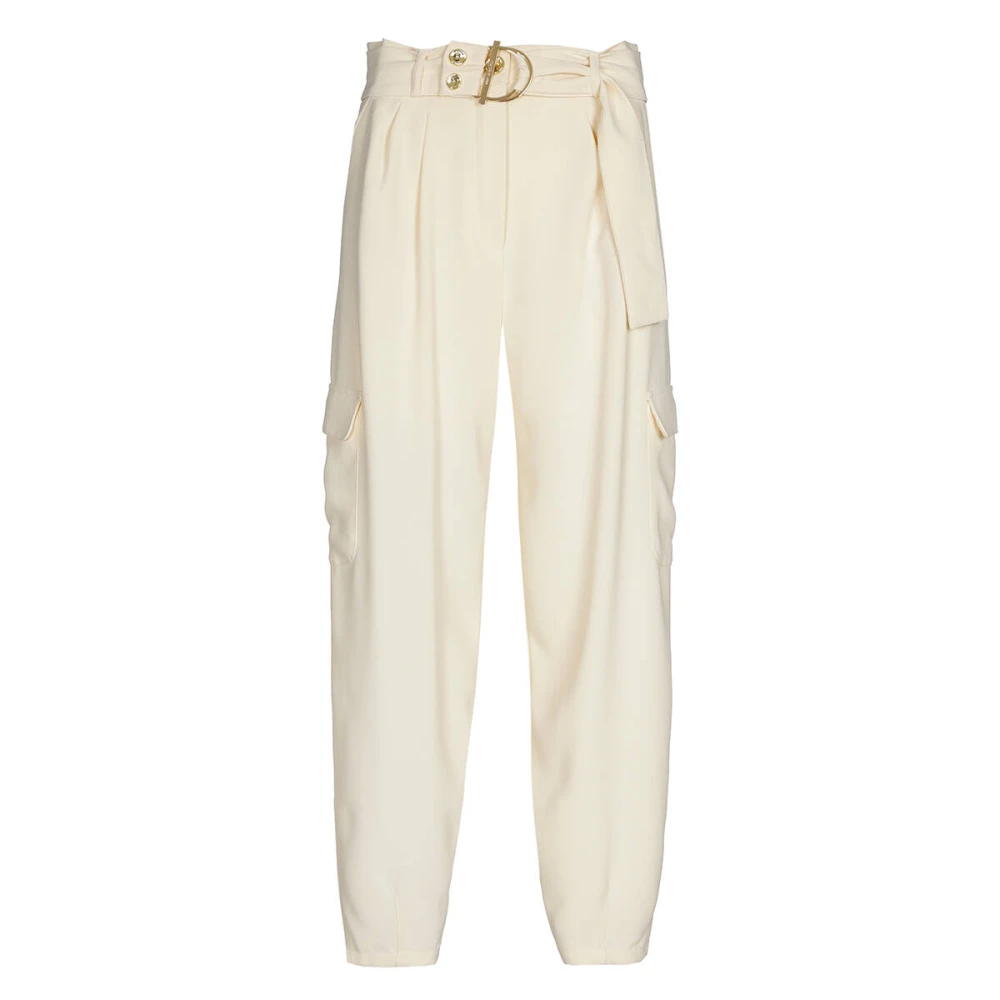 Caroline Biss Broek 1537 Stijlvolle Broek Beige Dames