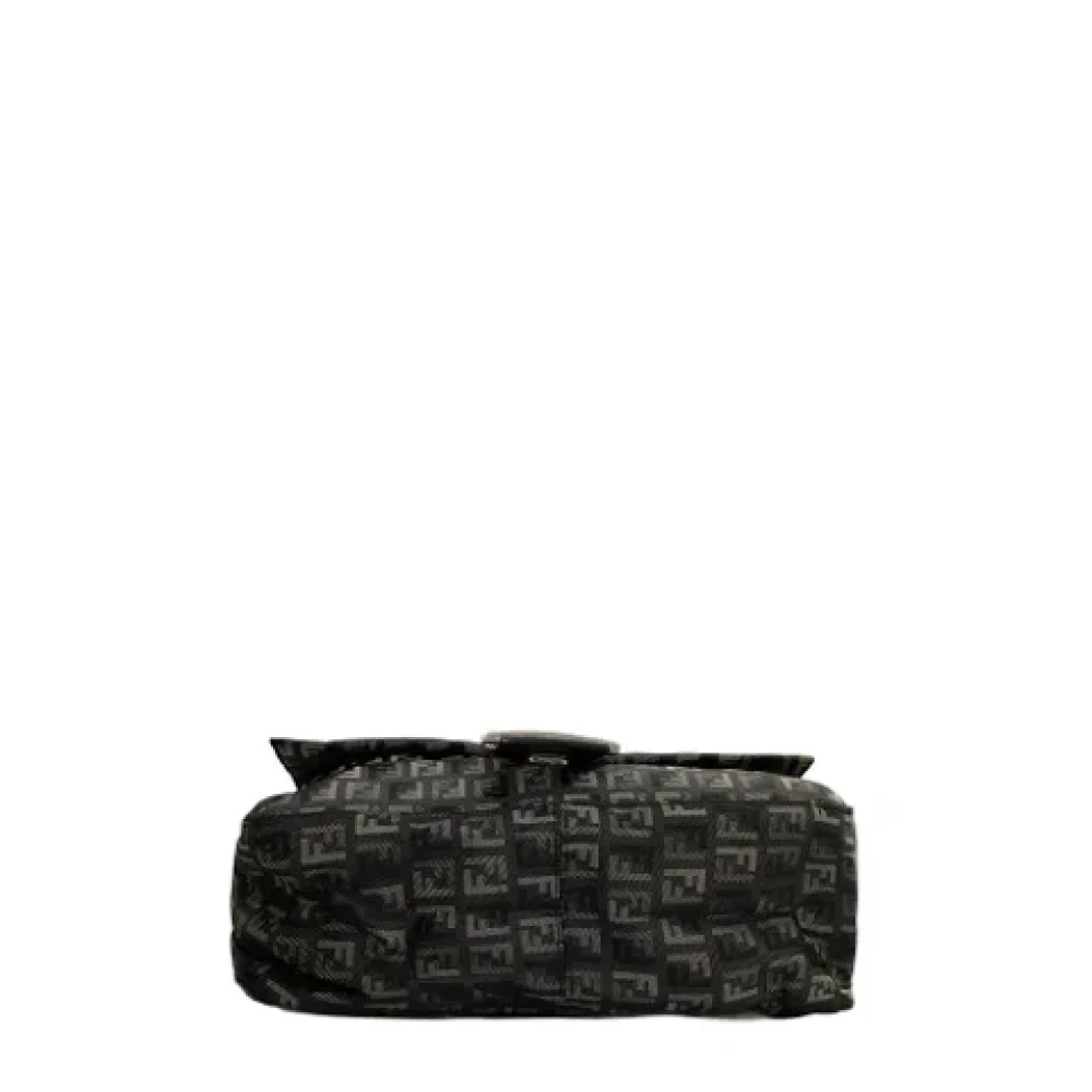 Fendi Vintage Pre-owned Canvas fendi-bags Gray Dames