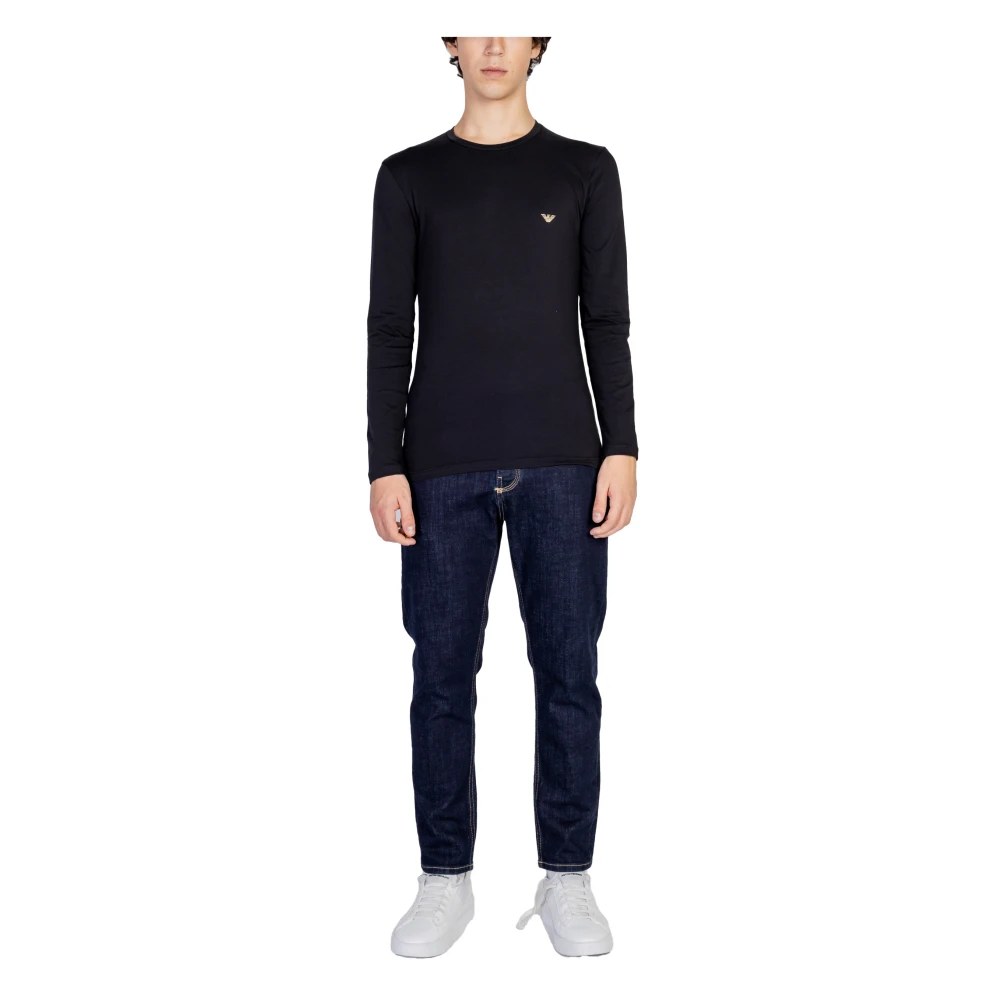 Emporio Armani Mannen Herfst Winter T-shirt en Polo Black Heren