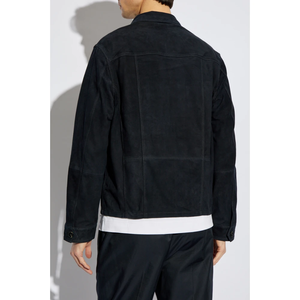 Zadig & Voltaire Suède jas Blue Heren